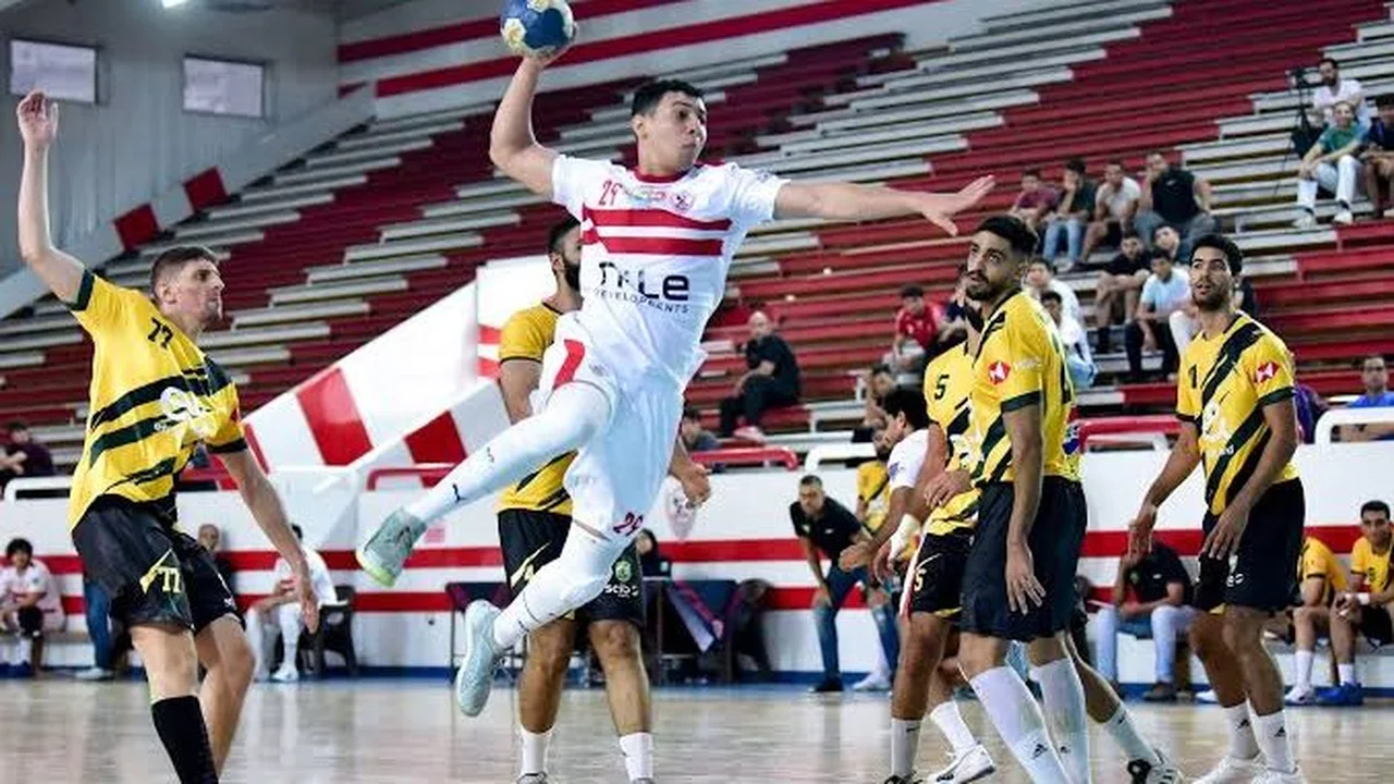 الزمالك يتغلب على البنك الأهلى فى دورى محترفى اليد